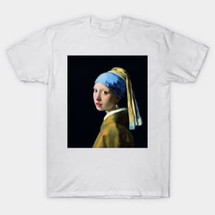 Jan Vermeer Girl With A Pearl Earring T-Shirt